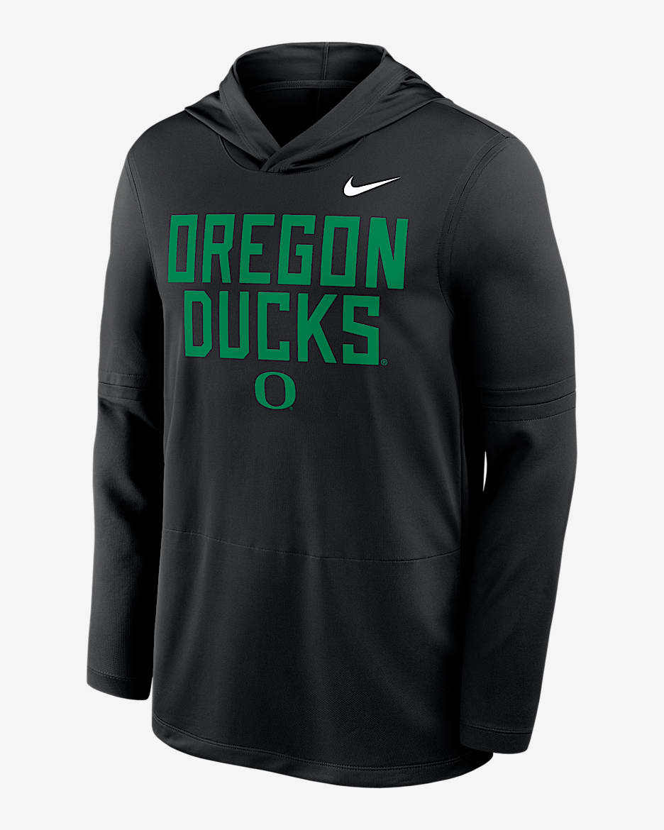 ナイキ DriFit USカレッジ OREGON DUCKS JKT US XL Oregon Sideline Men's Nike Dri-FIT College Long-Sleeve